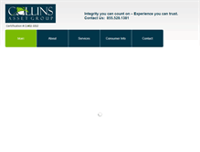 Tablet Screenshot of collinsassetgroup.com
